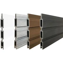 WPC Lamellen Heiligendamm - 179,5 x 14 x 2 cm - Farbe: Weiß - co-extrudierte WPC Lamelle