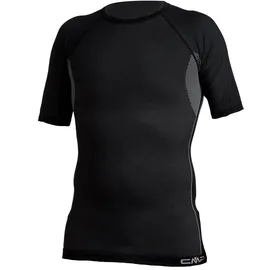 CMP Nahtloses Herren-T-Shirt Schwarz S