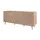 Finori Sideboard Holzwerkstoff Sonoma Eiche/Rafia Geflecht