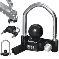 Masko MASKO® Anhängerschloss Zahlenschloss mit 4 Stellig Code für