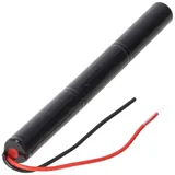 AccuCell Notleuchtenakku NiMH 3,6V 1500mAh L1x3 Mignon AA mit 100mm Kabel