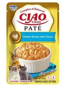 INABA CAT CIAO ENTRÉE PATE – Huhn und Käse 40g