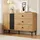 modfu 120 x 76 x 35 cm Natur/Schwarz