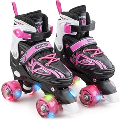 Apollo LED Rollschuhe größenverstellbar Super Quads X-Pro