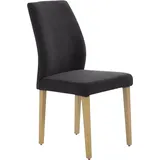 K+W Komfort & Wohnen 4-Fußstuhl »6193«, Aqua Clean, mit Massivholzbeinen in Wildeiche, gebogenen Rücken