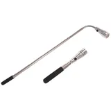 Buri LED Teleskop Taschenlampe mit Magnet bis 56cm Arbeitsleuchte Magnetheber Leuchte