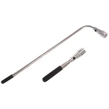 Buri LED Teleskop Taschenlampe mit Magnet bis 56cm Arbeitsleuchte Magnetheber Leuchte
