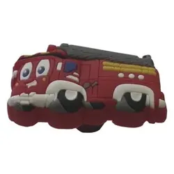 MB-Knopf, Feuerwehr,B 36mm,L 52mm, Kunststoff, rot/weiß