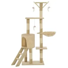 vidaXL Katzen-Kratzbaum 138 cm beige