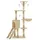 vidaXL Katzen-Kratzbaum 138 cm beige