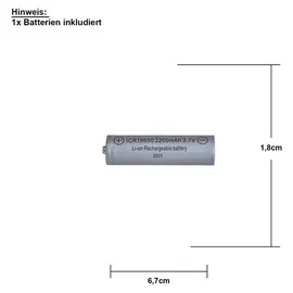 Star Trading Ersatzakku 18650 2200 mAh 1 St.