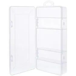 INLINE Kleinteilebox, 5 Fächer, Abmessungen: 206x107x33mm, transparent