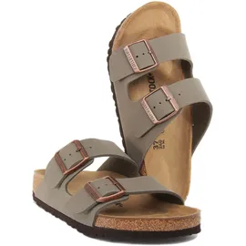 Birkenstock Arizona Birko-Flor Nubuk stone 42