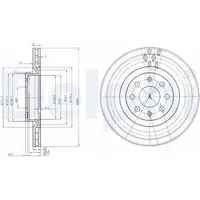 Delphi Bremsscheibe BG3944