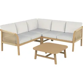 Primaster Gartenmöbel-Set Leros Holz