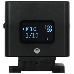 KM-QB OLED dig.Belichtungsmesser sw OLED-Display auf Rückseite