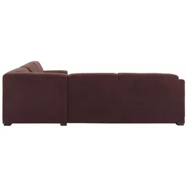 Home Affaire Ecksofa HOME AFFAIRE "Telos mit Boxspring Unterfederung für hohen Komfort, L-Form", braun, B:259cm H:80cm T:289cm, Chenille (100% Polyester);Microfaser-PRIMABELLE (100% Polyester);dicke Luxus-Microfaser in Lederoptik (100% Polyester), Sofas, Ecksofa, mit