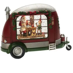 Konstsmide LED Wasserlaterne "Karavan", wassergefüllt, 5h Timer, 1 warm weiße Diode, batteriebetrieben, Innen - 4386-550