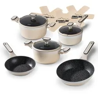 STONELINE STONELINE® Kochgeschirr-Set 11-teilig mit Deckeln beschichtete Töpfe |