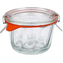 36x Weck Glas Gugelhupfglas mit Deckel Dichtungsring und je 2 Klammern Bundt cake 165 ml