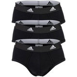 Adidas Comfort Flex Cotton 3-Streifen Slips Black M