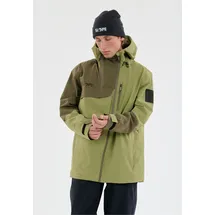 Slope Skijacke Zuko oliv / pastellgrün S