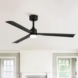 parrot uncle 127 cm Deckenventilator Schwarz