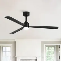 parrot uncle 127 cm Deckenventilator Schwarz