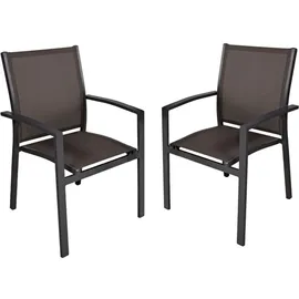 Garden Pleasure Davina Set 7-tlg. Braun/Grau