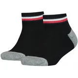 Tommy Hilfiger Kinder Quarter-Socken im Pack - ICONIC SPORTS, Frottee-Sohle Schwarz 35-38