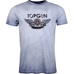 Top Gun Construction, t-shirt - Bleu - L
