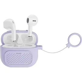 XO Bluetooth Kopfhörer mit Schutzhülle In-Ear-Kopfhörer TWS-Technologie 300mAh Lila