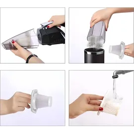 Retoo Handstaubsauger 120 W  Schwarz