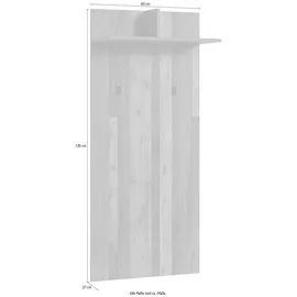 byLIVING Garderobenpaneel Ben 60 x 136 x 27 cm Grau