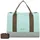 Fritzi aus Preußen Tote Bag Baumwolle Lime/Türkis