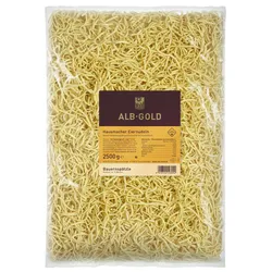 ALB-GOLD Hausmacher Eiernudeln Bauernspätzle 10kg (4 Beutel á 2,5kg)