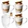 Intirilife Doppelwandiges Thermo Glas Set 0,4 l 4-tlg.