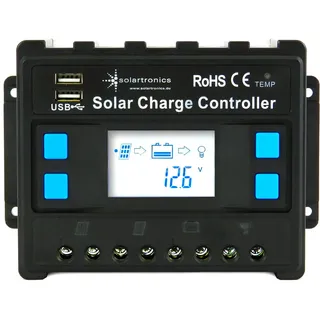 Solartronics Laderegler 12V/24V Blau 40A