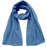 Mississhop 381 Feinstrick Kaschmir-Gemisch Beanie Mütze Slouch/XXL Schal/Handschuhe Blau Einheitsgroesse Schal
