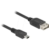 DeLock 81527 USB 2.0 Kabel Mini-B Stecker auf EASY