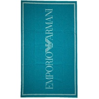 Emporio Armani Unisex Swimwear Towel, Turquoise, One Size