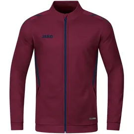 Jako Damen Polyesterjacke Challenge, Farbe:maroon/marine, Groesse:44 - Rot - 44