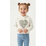 KIDS ONLY KOGCOOPER Life Lov E ls Hoodie Beige 122/128