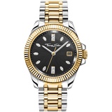 Thomas Sabo Damen Analog Quarz Uhr mit Edelstahl Armband WA0370-291-203-33 mm