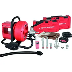 Rothenberger RODRUM VarioClean + Akku + Ladegerät + Spirale/Werkzeug-Set 16mm - 1000003348