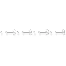 Thomas Sabo Ohrstecker weißer Stein klein Silber 925 H2147-051-14 2,8mm