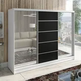 a&j möbelland gmbh Schiebetürenschrank TOP 200 x 215 x 59,5 cm schwarz