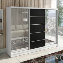 a&j möbelland gmbh Schiebetürenschrank TOP 200 x 215 x 59,5 cm schwarz