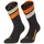 Dynafit Ultra Crew Laufsocken 3er Pack Schwarz/Orange 43-46