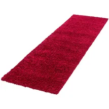 Ayyildiz Teppiche Life Shaggy 1500 Hochflorteppich 80 x 250 cm rot